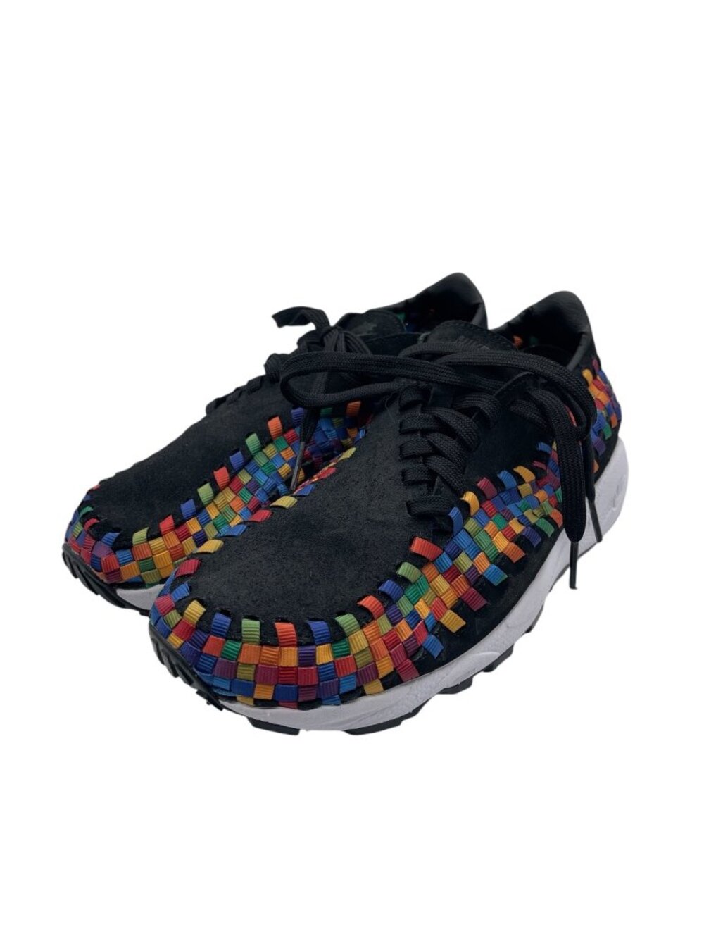 Nike WMNS Air Footscape Woven Black Multi-Color FB1959-002 Women's Size 8.5 - Picture 4 of 7